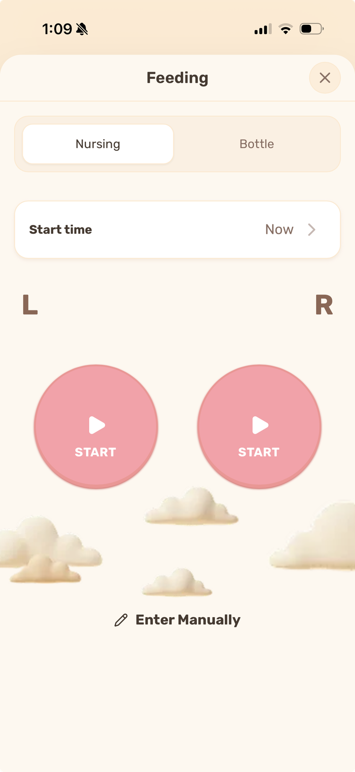 Tracking breastfeeding