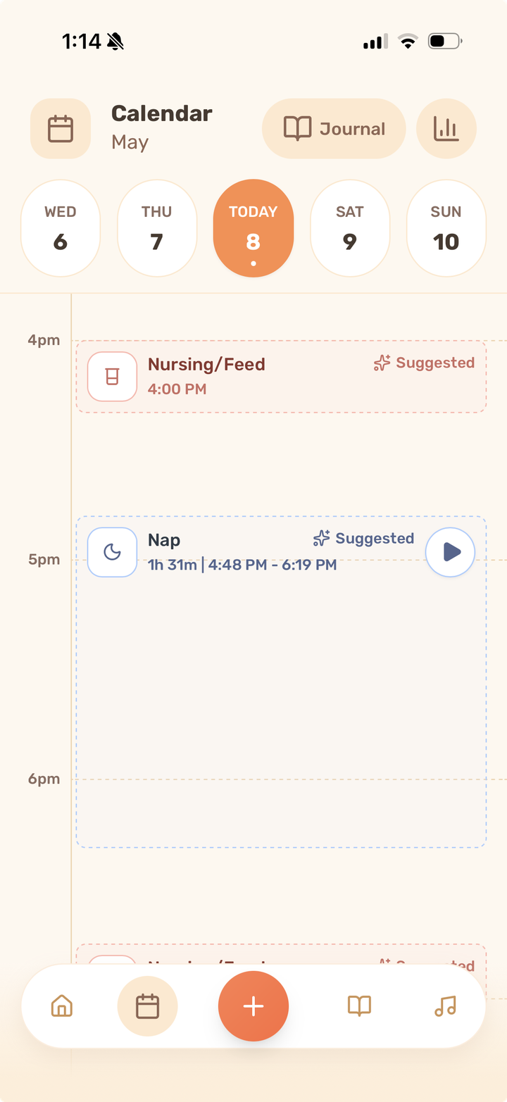 Personalized schedule
