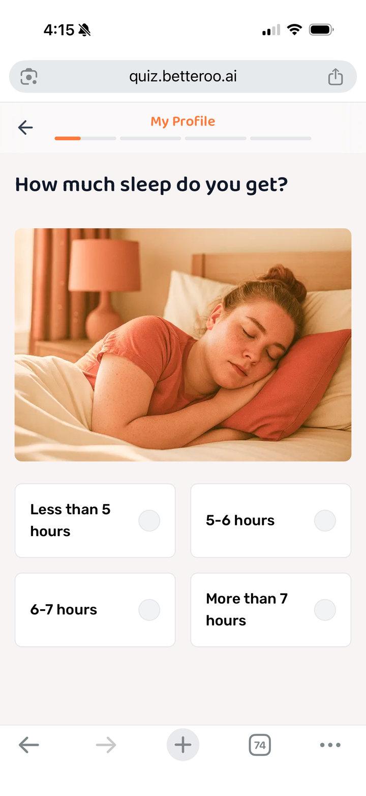 Hours of sleep question